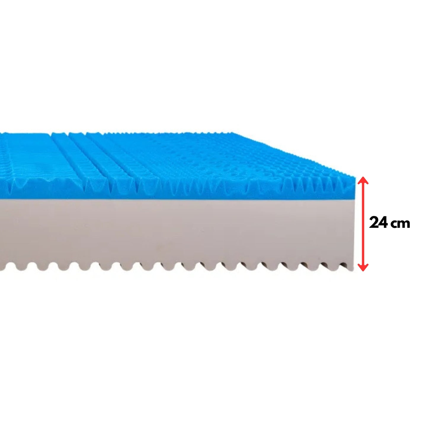 PROMO Materasso Matrimoniale + 2 Cuscini in Memoryfoam