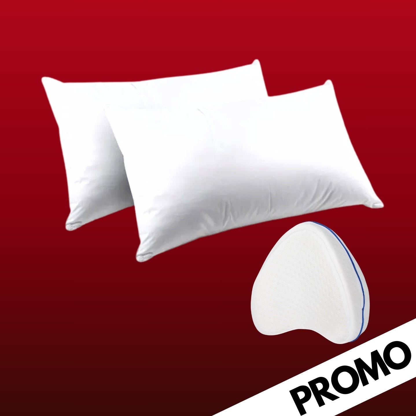 PROMO 2 Guanciali + 1 Cuscino per le Gambe