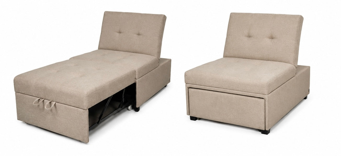 Poltrona  Pouf Letto singolo
